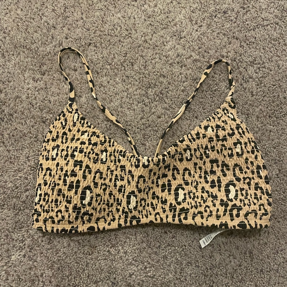 Cheetah Bikini Top